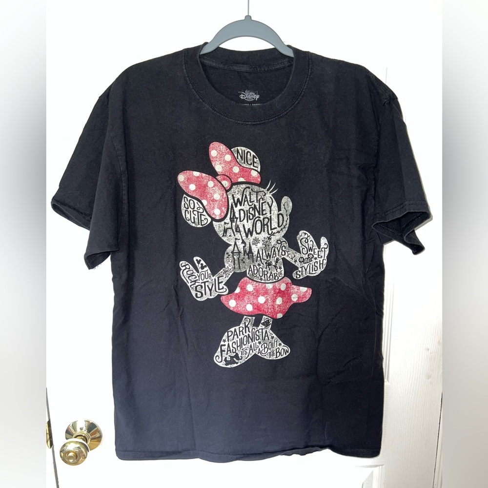 black disney t-shirt